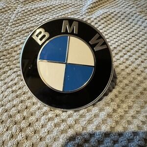 BMW Emblem Badge Logo Nameplate Brand Genuine Factory OEM 103334-10‎ PA6-GF15-AL
